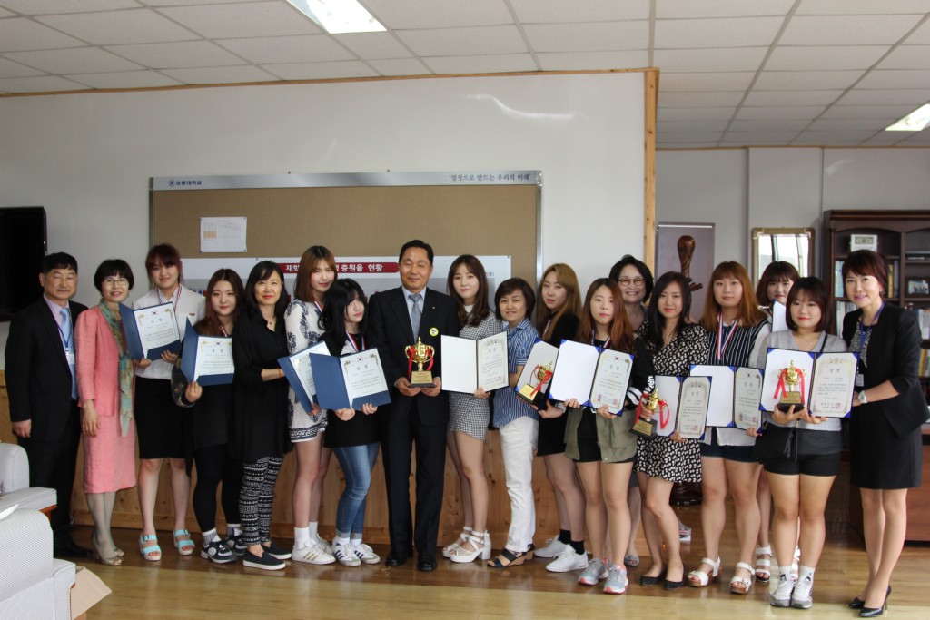 영동대, 뷰티케어과 국제미용대회 석권!