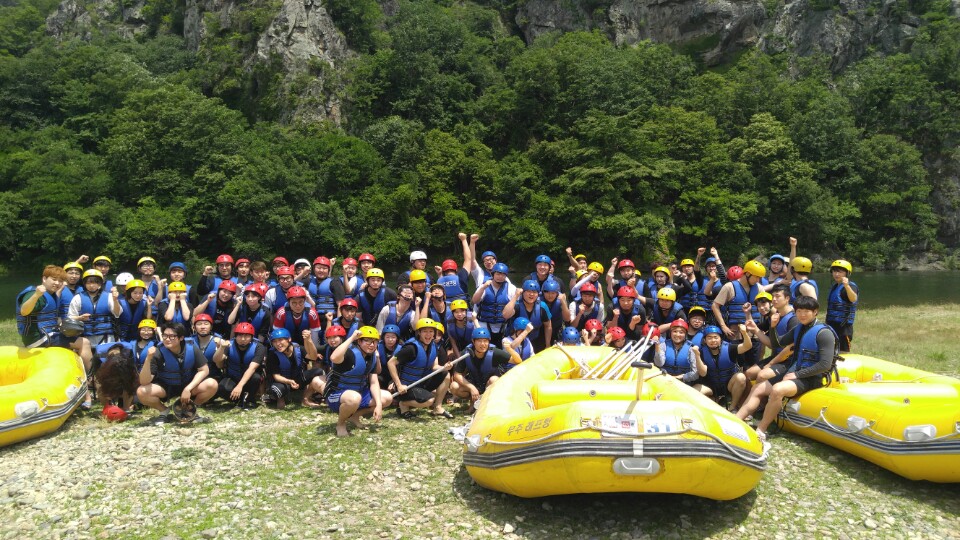 2016년 산악회(무주 래프팅)